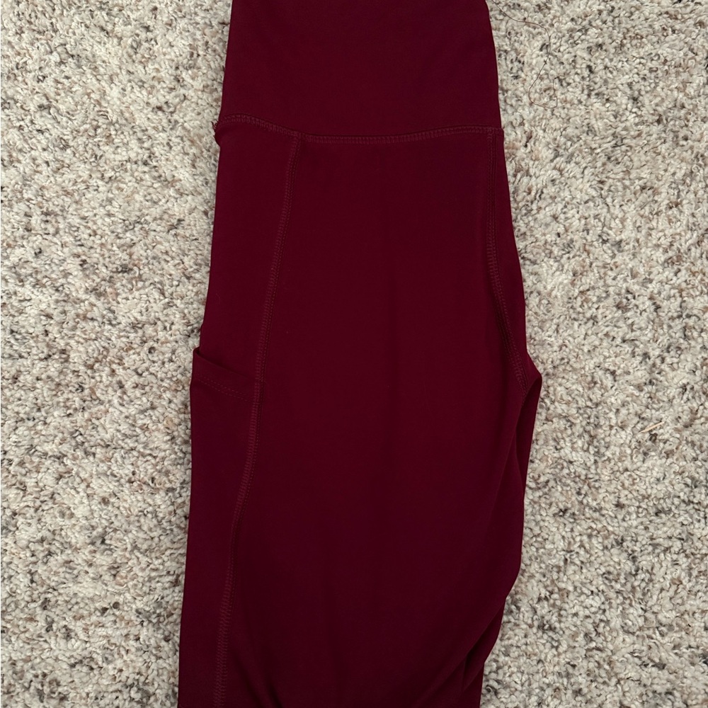 American Eagle Outfitters Deep Red Leggings